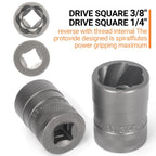 Mrorea 32PCS Impact Bolt Extractor Socket Set