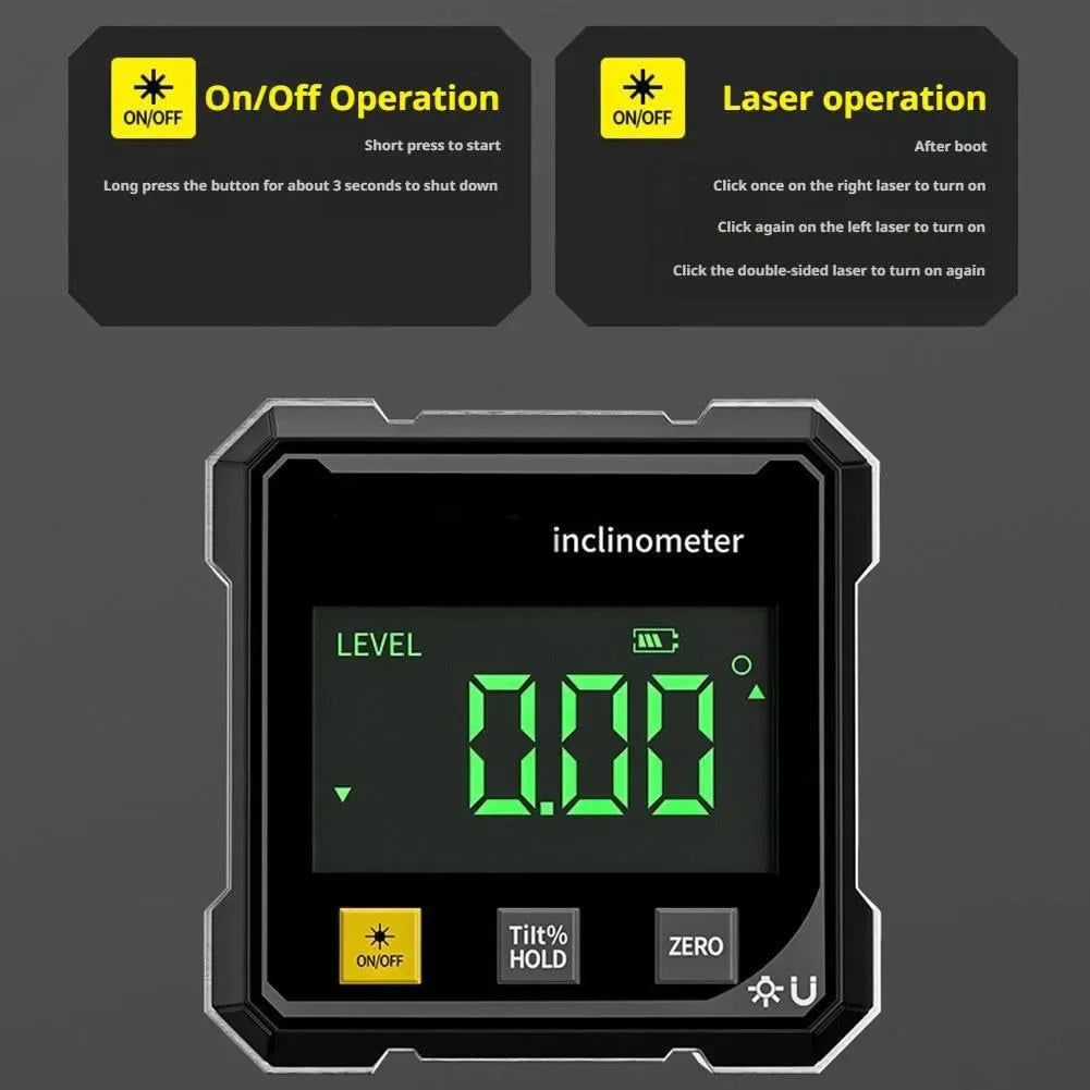 Mrorea Laser Electronic Digital Angle Finder