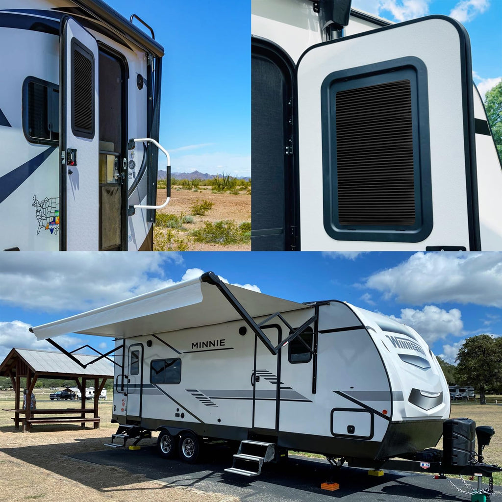 Mrorea Privacy Blackout RV Door Window Shade
