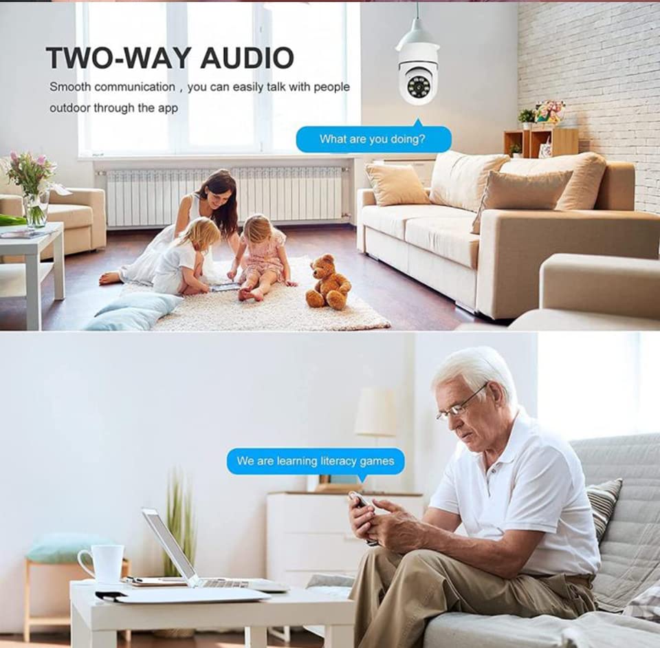 Mrorea Light Bulb Security Camera