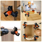 Mrorea 90°Adjustable Spring Loaded Wood Clamps