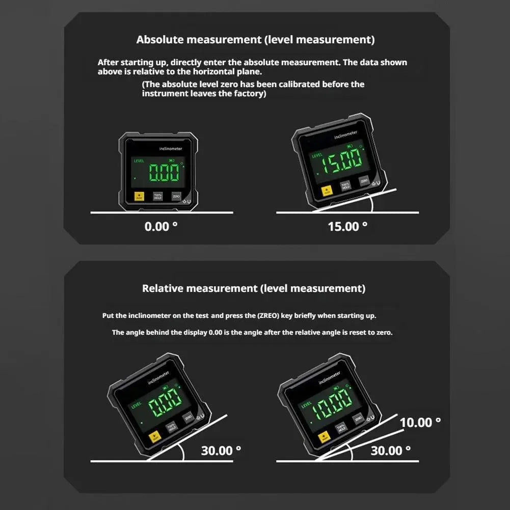 Mrorea Laser Electronic Digital Angle Finder