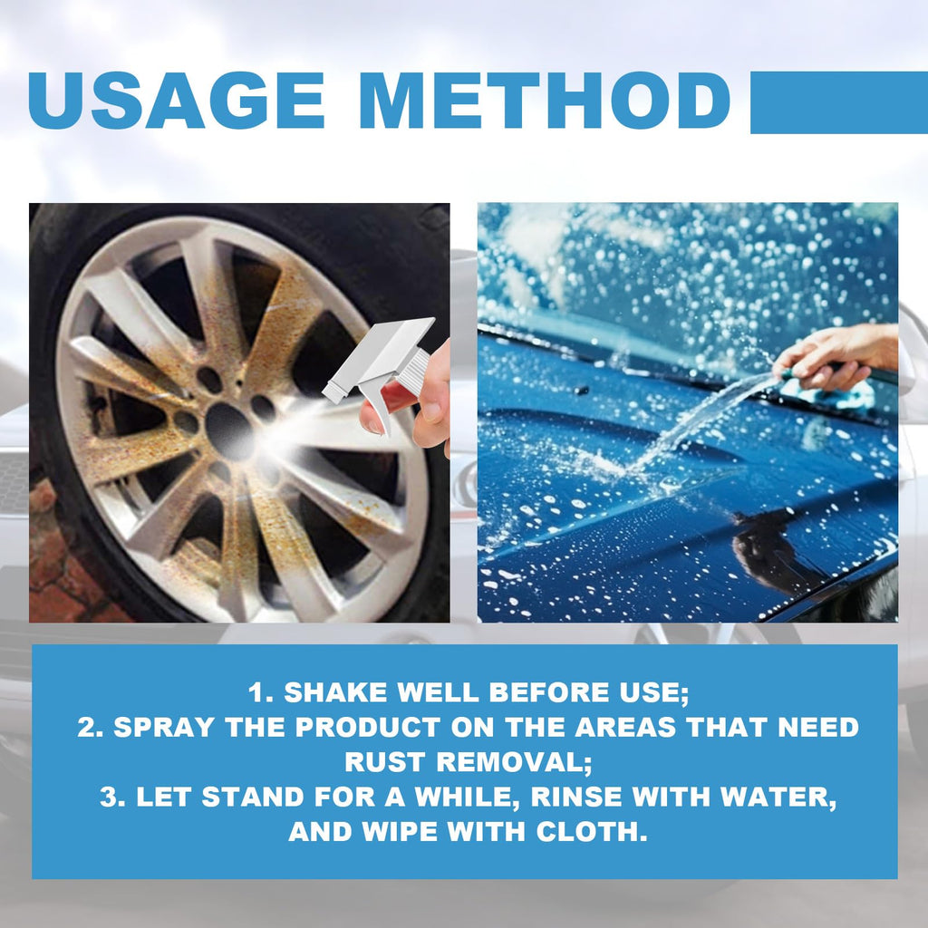 Mrorea Car Multi-Purpose Rust Removal Spray for household surface cleaning image 8