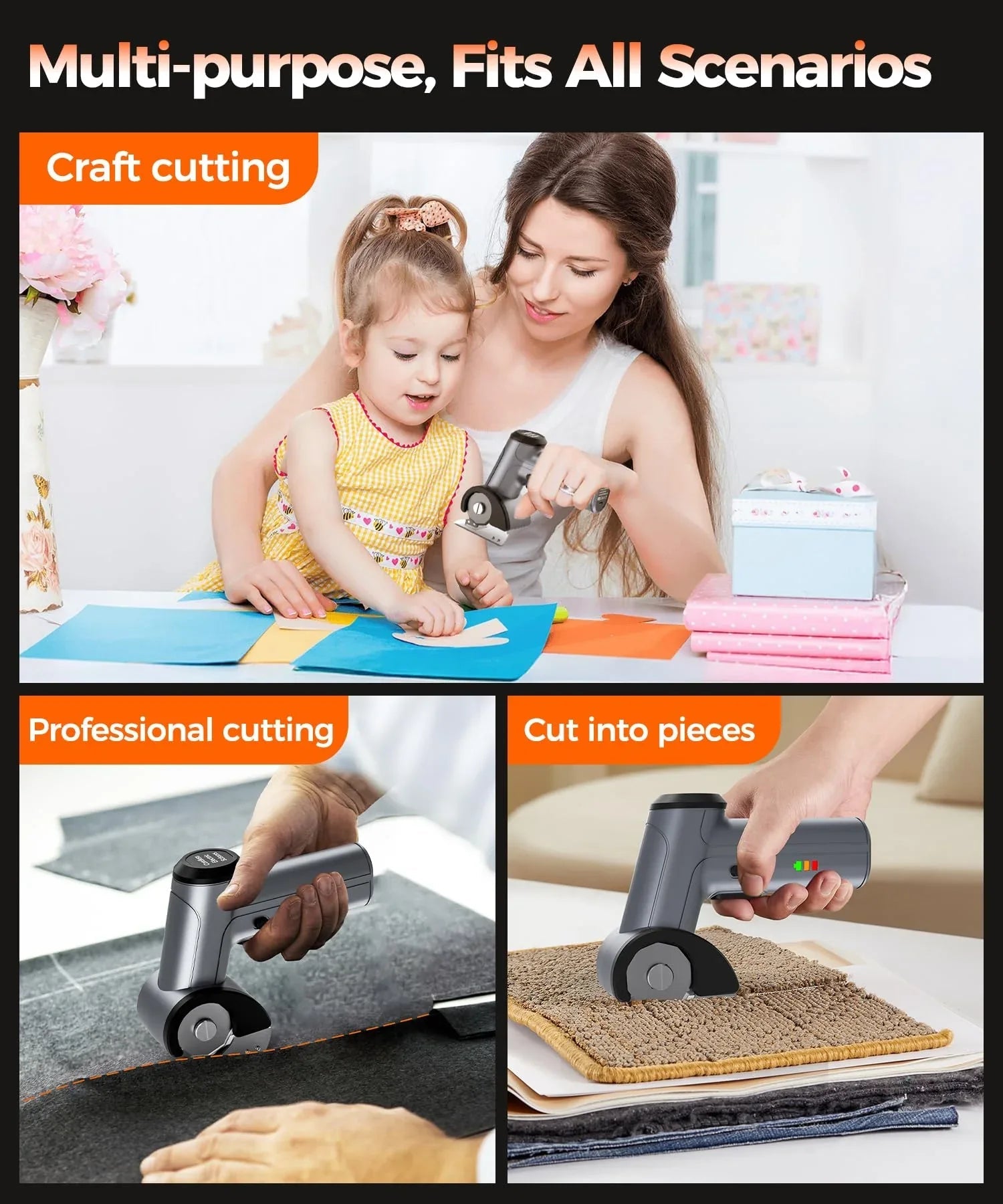 Mrorea Cordless Electric Scissors