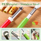 Mrorea 2-in-1 Telescopic Fruit Vegetable Peeling