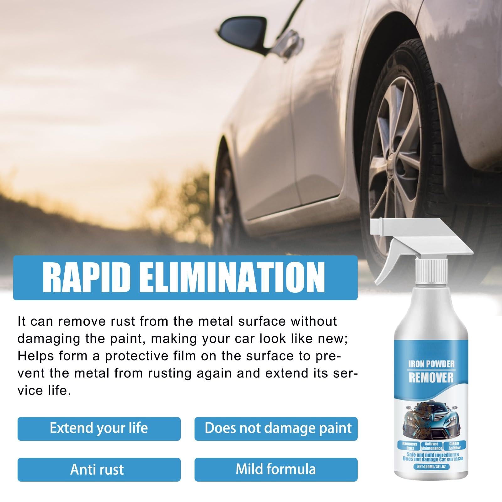 Mrorea Car Multi-Purpose Rust Removal Spray for household surface cleaning image 9