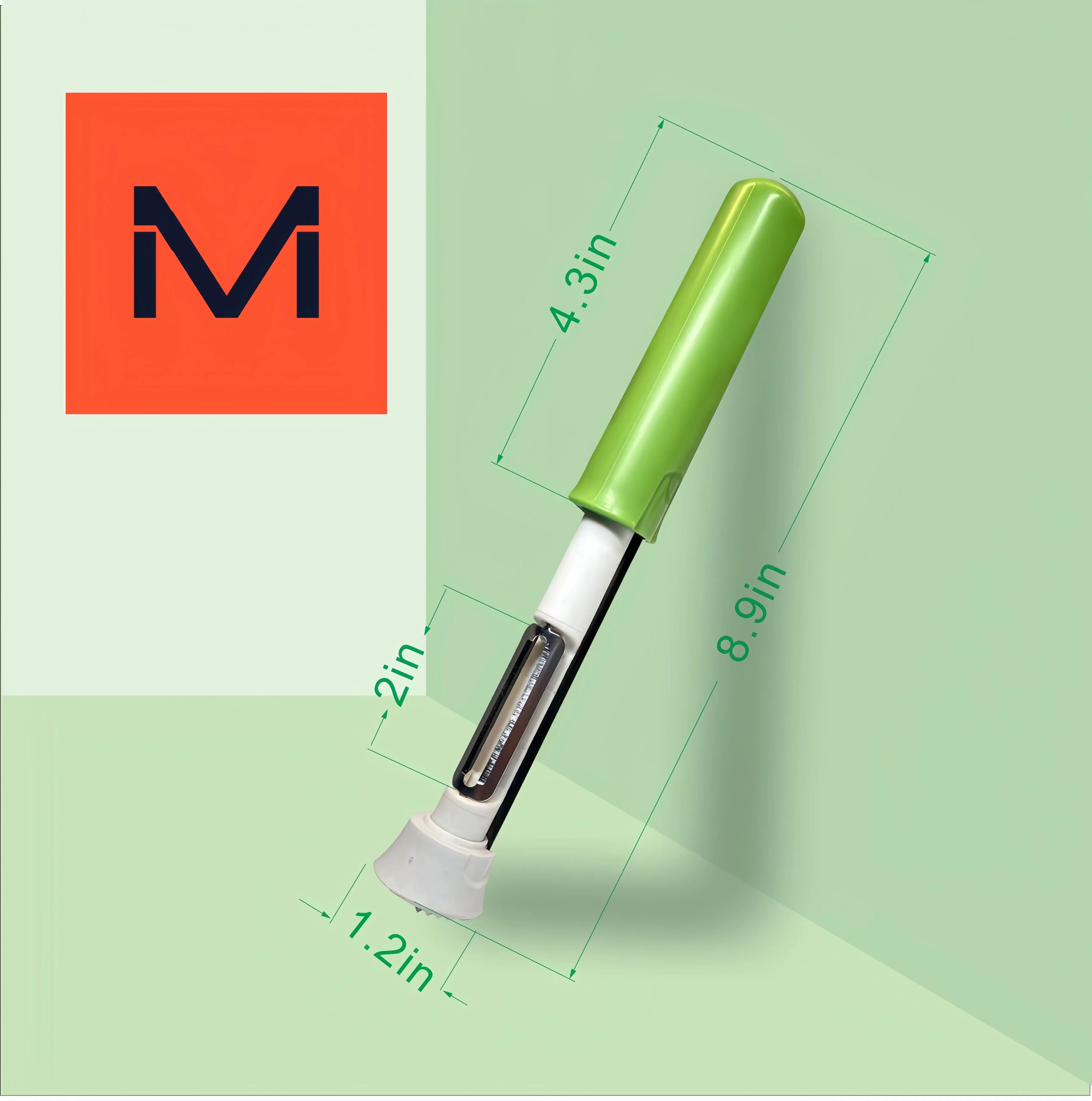 Mrorea 2-in-1 Telescopic Fruit Vegetable Peeling