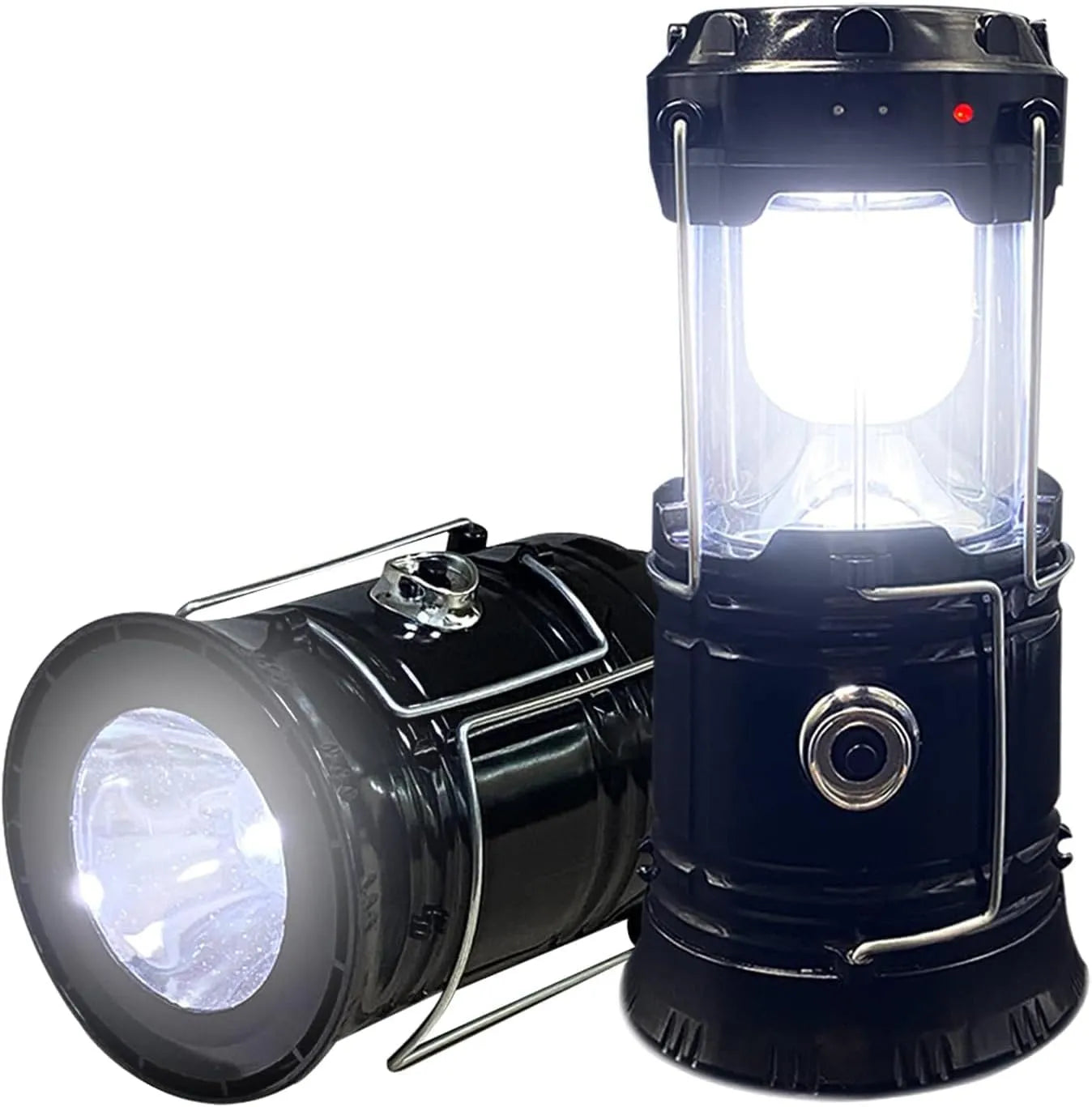 Mrorea Solar Rechargeable Collapsible LED Lantern Flashlight for camping travel and outdoor use image 7