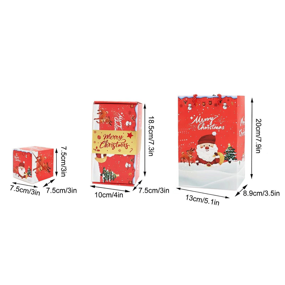 Gift box and matching gift bag package