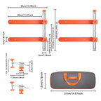 Magnetic drawer slide bracket component view