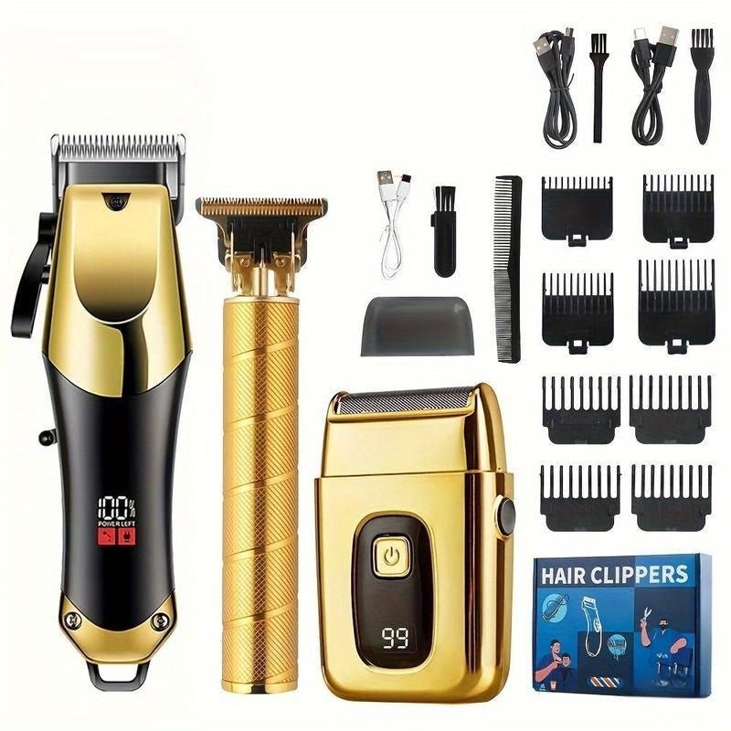 Mrorea 3-Piece Professional Hair Clipper and Trimmer Kit for Men