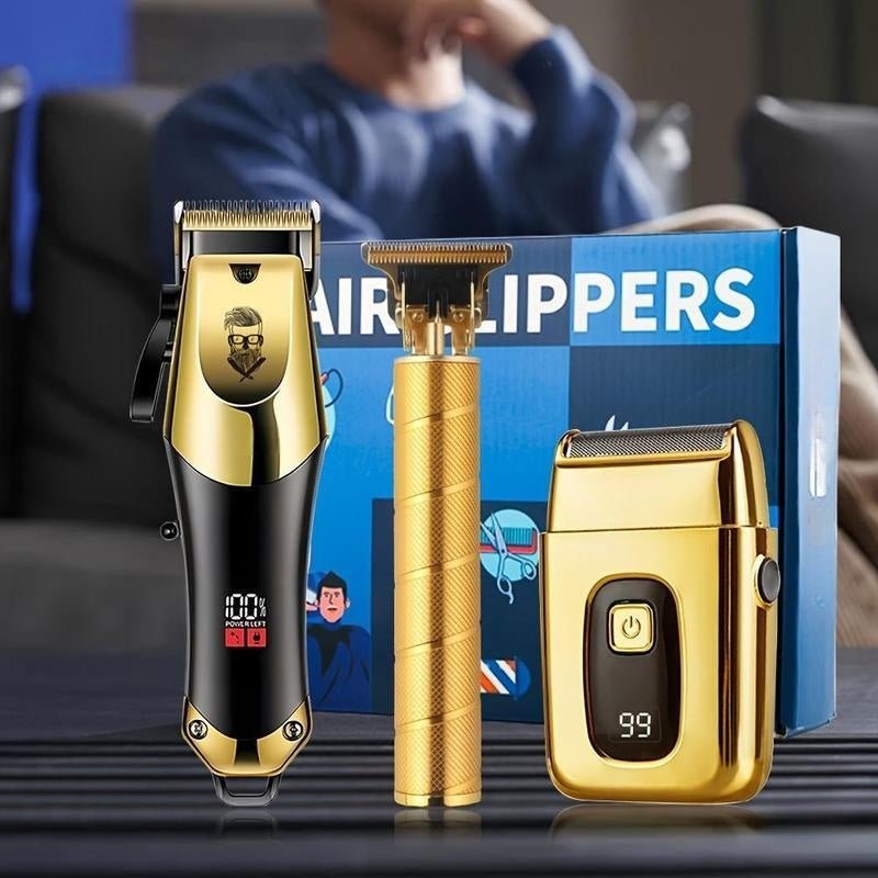Mrorea 3-Piece Professional Hair Clipper and Trimmer Kit for Men