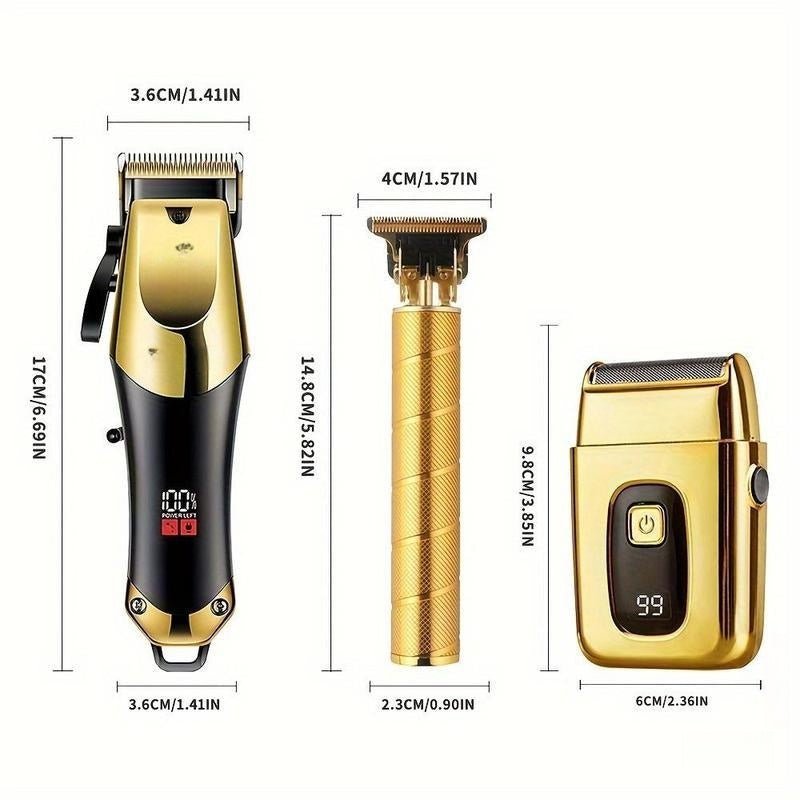 Mrorea 3-Piece Professional Hair Clipper and Trimmer Kit for Men