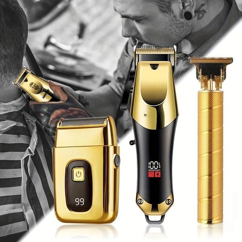 Mrorea 3-Piece Professional Hair Clipper and Trimmer Kit for Men