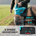 Mrorea Cordless Electric Seed And Fertilizer Spreader