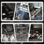 Low-profile rolling knee support for automotive maintenance