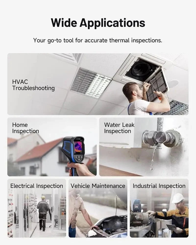 Mrorea Mini Thermal Camera with 240×240 TISR Imaging and -4°F to 842°F Range