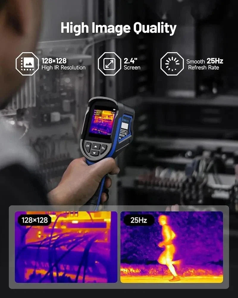 Mrorea Mini Thermal Camera with 240×240 TISR Imaging and -4°F to 842°F Range