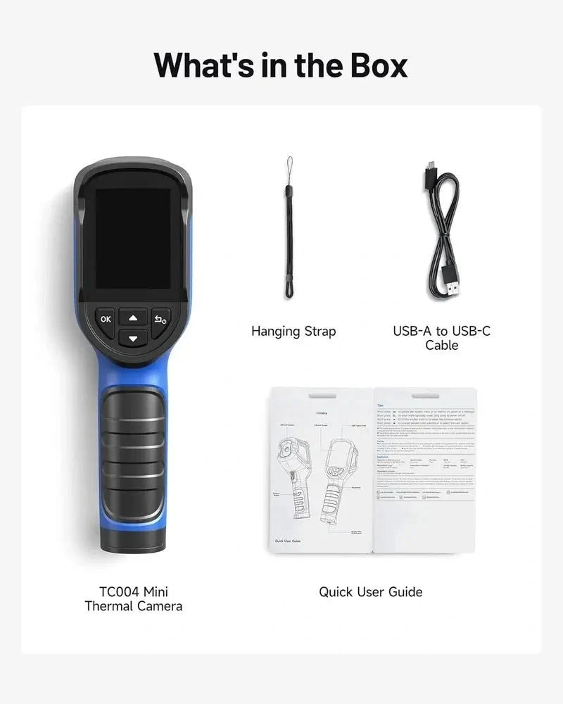 Mrorea Mini Thermal Camera with 240×240 TISR Imaging and -4°F to 842°F Range