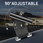 Mrorea Magnetic RV Flag Pole Holder | No-Drill Adjustable Mount for 5th Wheel Hitches & Campers