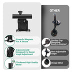 Mrorea Magnetic RV Flag Pole Holder | No-Drill Adjustable Mount for 5th Wheel Hitches & Campers