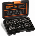 Mrorea 32PCS Impact Bolt Extractor Socket Set