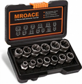 Mrorea 32PCS Impact Bolt Extractor Socket Set