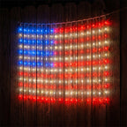 Mrorea patriotic outdoor flag lights for July 4th and Memorial Day