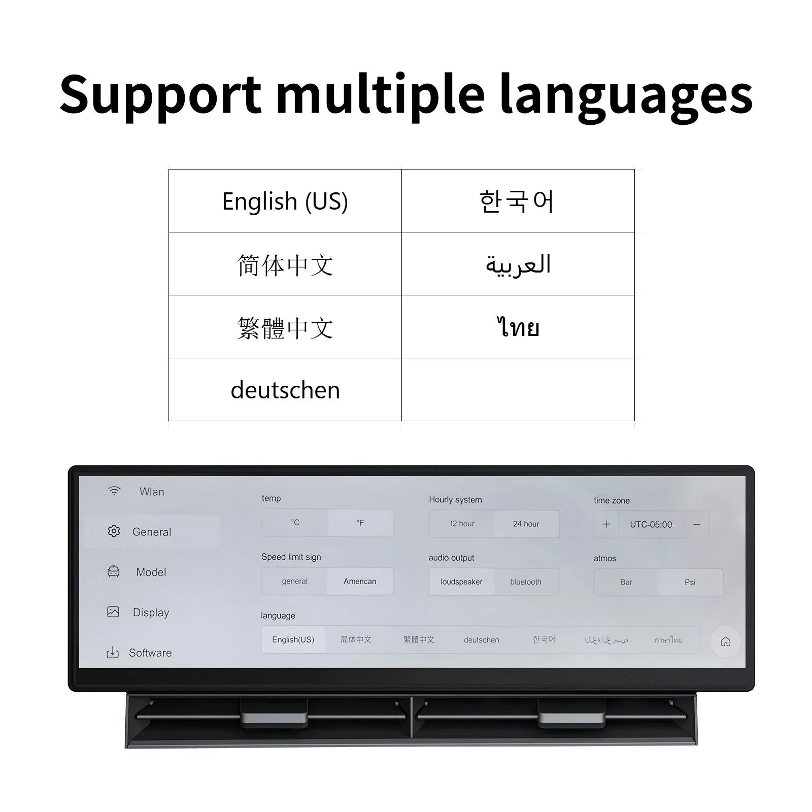 Mrorea car multimedia CarPlay Android Auto display product image 12