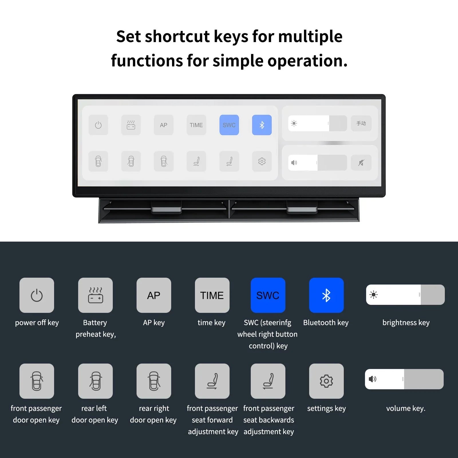 Mrorea car multimedia CarPlay Android Auto display product image 16
