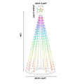 Mrorea smart RGBIC Christmas tree frame lights