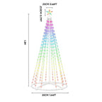 Mrorea smart RGBIC Christmas tree frame lights