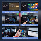 Wireless Apple CarPlay & Android Auto Adapter for Tesla Model 3, Model Y, Model S, Model X & Cybertruck | Plug & Play | Dual-Band Wi-Fi | OTA Updates